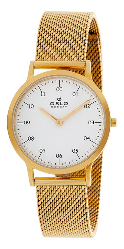 Relógio Feminino Slim Oslo Ofgsss9t0004 S2kx Dourado