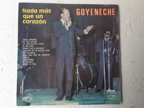 Disco Lp Nada Más Que Un Corazón / Goyeneche /  Rca 1978