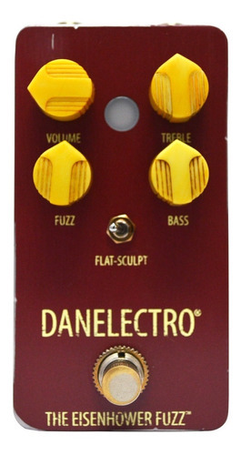 Danelectro Billionaire Ef-1 Pedal Efecto Fuzz Para Guitarra Color Relic