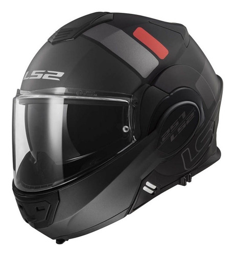 Casco Ls2 Ff 399 Valiant Prox Black Titanium La Cuadra Moto