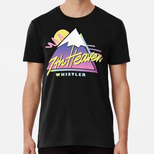 Remera 7th Heaven Whistler - Montañas Retro De Esquí Y Snowb