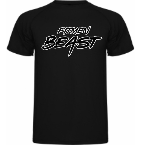 Camiseta 100% Poliester Estampada Fitmen Beast