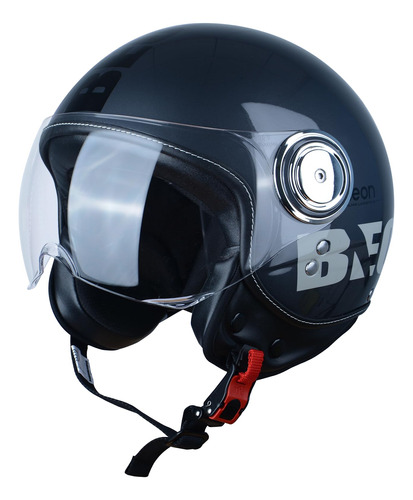 Casco Moto 3/4 Aprobado Dot, Retro Vespa Con Visera Antiarañ