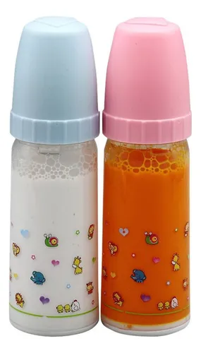 Biberón Mágico Para Muñecas Sin Derrame Set De Accesorios Para Muñecas - 8 Piezas Con Biberón Mágico, Chupete, Plato, Cubiertos, Pañal Y Peine Biberon Magico