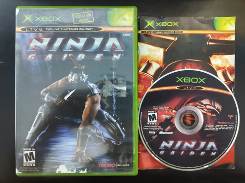 Ninja Gaiden Xbox Clasico Original Físico Completo Buen Esta