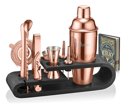 Rocksly Mixology Bartender Kit Y Juego De Coctelera Para Mez