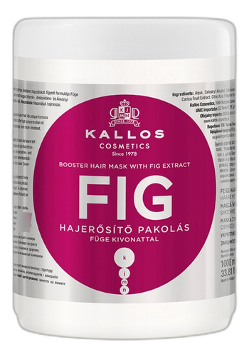 Kjmn Fig Booster Hair Mask Kallos 1000ml