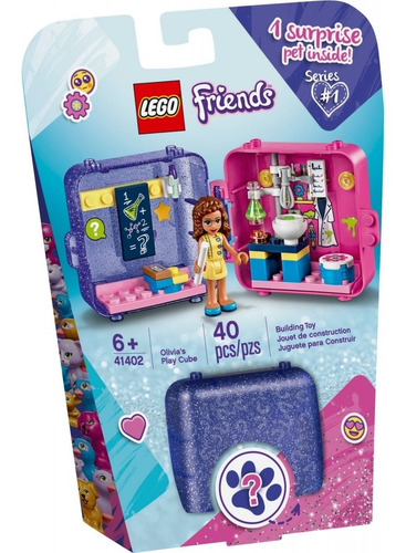 Lego Friends Cubo De Brincar Da Olivia Com 40 Peças 41402