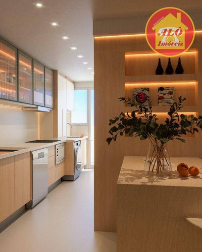 Imagem 3 de 8 de Apartamento À Venda, 109 M² Por R$ 707.880,44 - Canto Do Forte - Praia Grande/sp - Ap6821