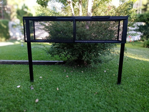 Canasto De Basura De Metal 100 X 50 X 50 Cm, Súper Fuerte.