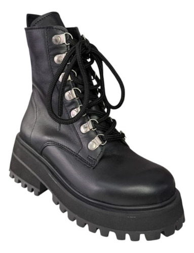 Bota Borcego Jujuy Cuero Vacuno Negro Winndia