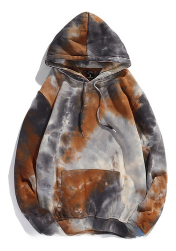 Sudadera Con Capucha De Forro Polar Para Hombre Tie-dye Grad