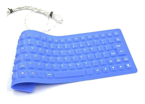 Teclado Flexible Keyboard Wb-86 Para Pc Portátil Alfabético
