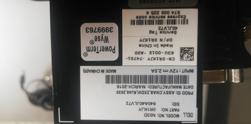 Terminal Wyse Model N03d Dell (Usado)