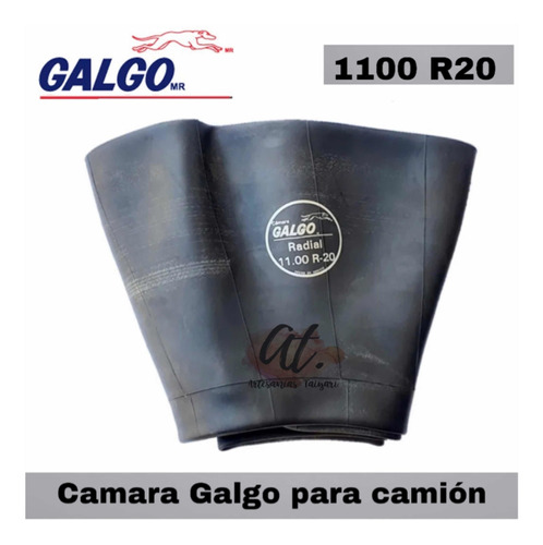 Cámara Galgo 1100 R20 Para Llanta De Camión Con Rin De Aro