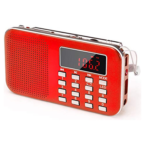 Mini Radio Portátil Am Fm Radio De Bolsillo Mp3, Linte...