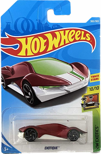 Hot Wheels Exotique Guinda Hw Exotics 10/10 Año 2017