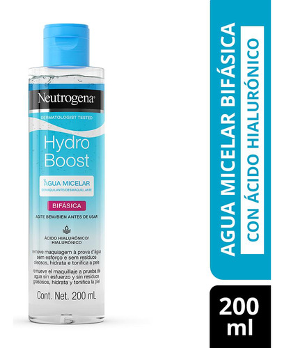 Neutrogena Hydro Boost Agua Micelar Bifásica 200ml