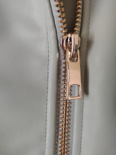 Campera Chaqueta Zara En Cuero Sintético