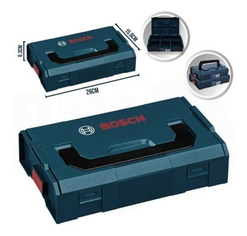 Imagem 1 de 5 de Maleta L-boxx Mini 2.0 Com Sistema Inteligente 1,5kg Bosch