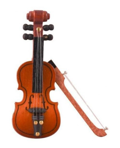 3 X 1/12 6,5 Cm Violín De Instrumento Musical Casa De