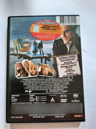 Una Serie De Eventos Desafortunados / Dvd / Jim Carrey