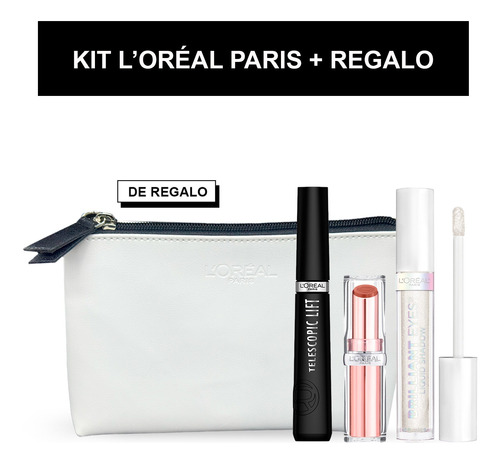 Set De Maquillaje L'oréal Paris: Ojos, Labios + Neceser