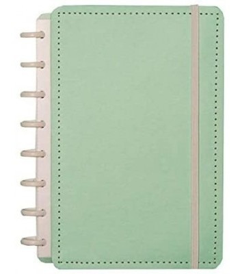 Caderno Inteligente 80f Grande Pastel Verde