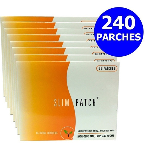 240 Parches Adelgazantes Slim Patch Sello Iso