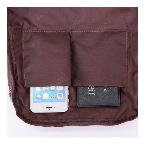 Imagen 5 de 10 de Bolsa Impermeable Dama Mochila Amplia Viaje 2en1 De Hombro Z