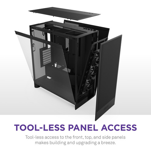 Case Nzxt H7 Flow 2024 Mid-tower Atx Con 3 Ventiladores De 1