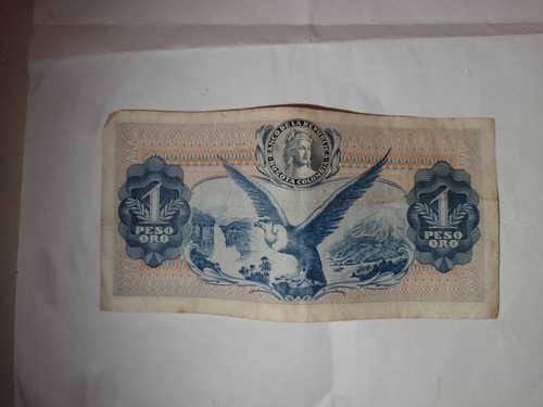 Billete De 1 Peso De 1973 Colombia 10/10