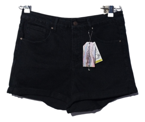 Shorts De Jeans Negro Xl Barbados