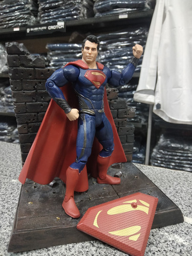 Dc Movie Masters Man Of Steel, Superman, Henry Cavill C/base (Usado)