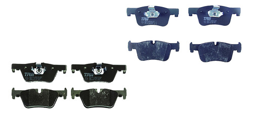 Set Balatas Bajos Metales Tras + Del Trw 1.6l 4 Cil 2016