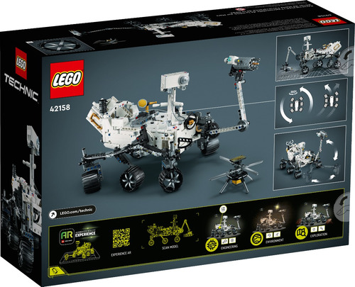 Kit Lego Technic Nasa Mars Rover Perseverance 42158 3+ Canti