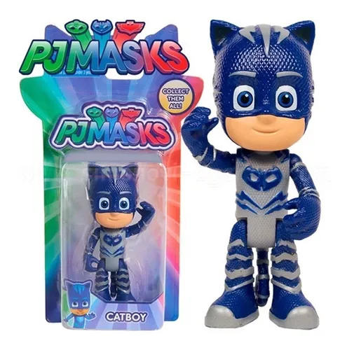 Mu eco Pj Masks Gat Uno Articulado Heroes Pijama 8cm
