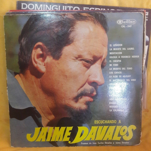 Vinilo Jaime Davalos Escuchando A Jaime Davalos F3