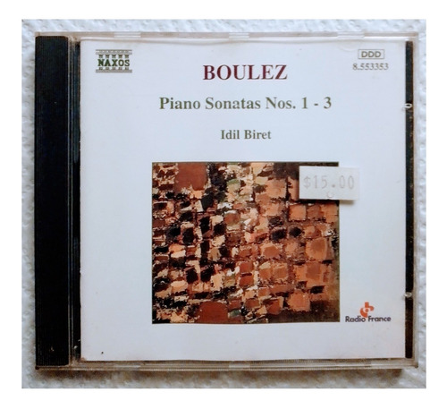 Pierre Boulez 3 Sonatas Para Piano Idil Biret Cd 