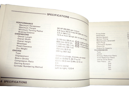 Kawasaki Z 650 1980 Libro Manual Original (Usado)