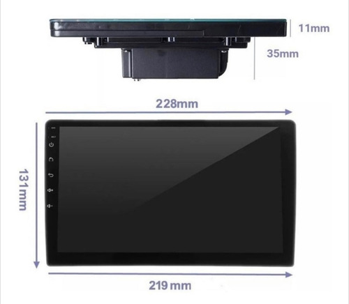 Radio 9 Android Auto Apple Carplay Qled 4gb/64gb Inalámbrico