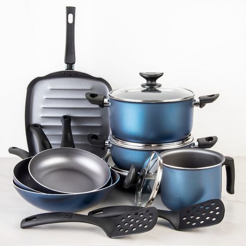 Batería De Cocina Cinsa Balance 14 Piezas Antiadherente