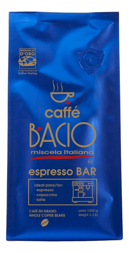 Café En Grano, 1 Kilo, Expreso, Bar Tueste Italiano