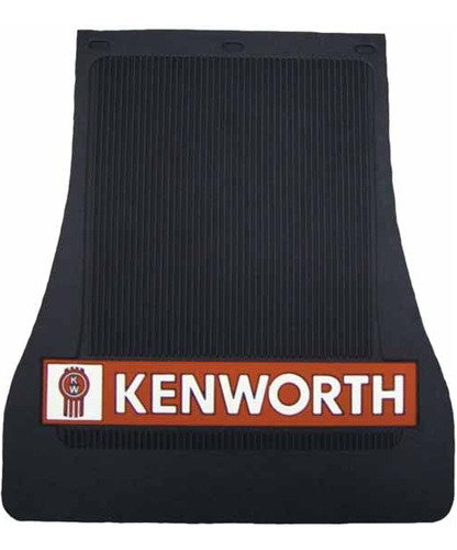 Aleta Barro Goma Negra Logotipo Kenworth 13-18 X 20 