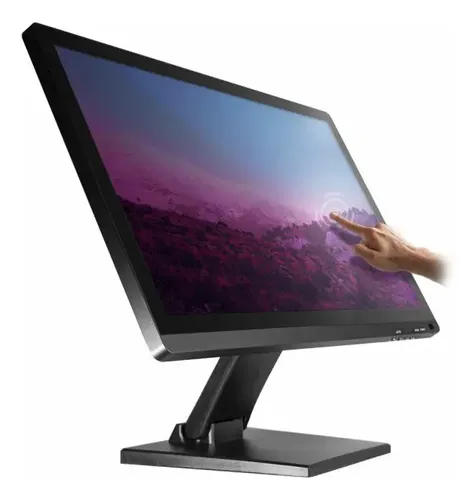 Monitor touch 21,5 full hd inclinavel ajuste vertical lp22s2 cor preto