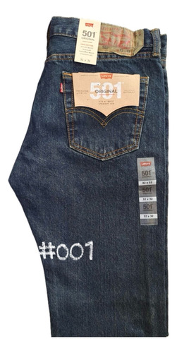 Lote 2 Pantalones Para Levis 501 Hombre Corte Recto