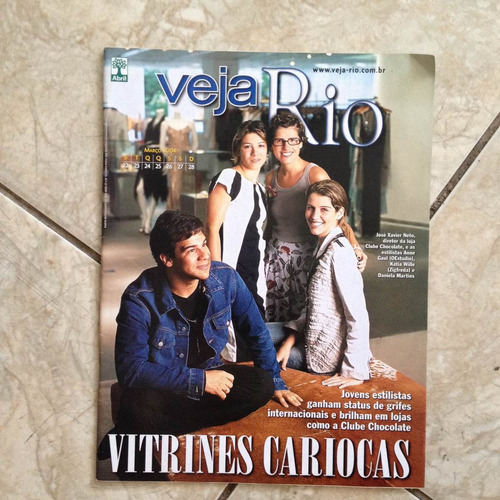 Revista Veja Rio 27.3.2004 Vitrines Cariocas Estilistas