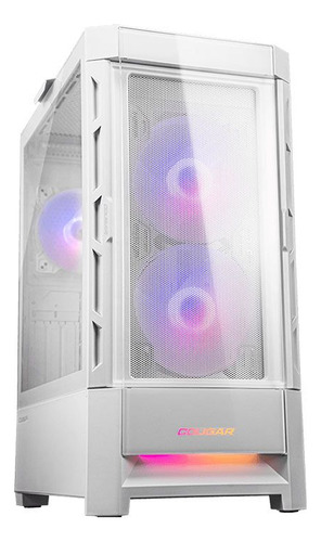 Gabinete Gamer Cougar Duoface Rgb Com 3 Fans Branco