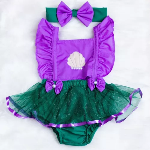 Roupa pequena sereia bebe