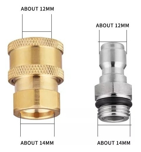 Conector Rapido Acople Hidrojet Hidrolavadora Alta Presion